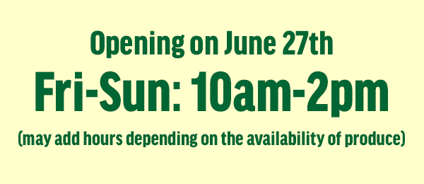 Fri-Sun: 10am-2pm